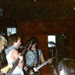 Unchained at the GB - Chris Neil Gaskill (bass), Gary Walker (vocals), Mark "Nipper" Palm (guitar)