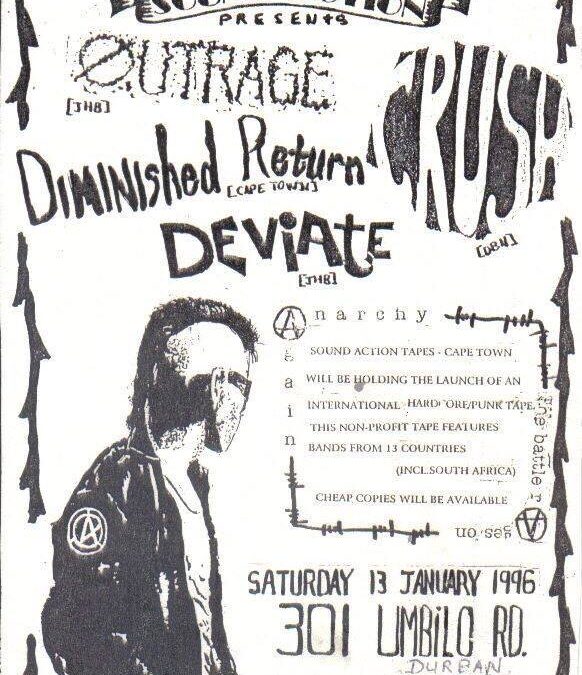 Durban – Outrage, Diminished Return, Crush, Deviate